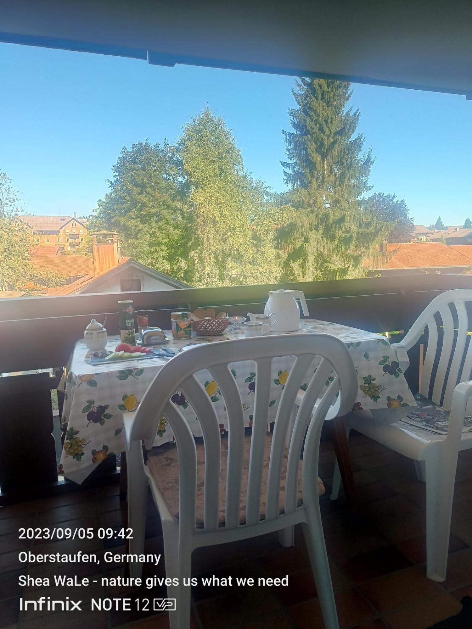 Allgaeu Vibes - Fusslaeufige Erreichbarkeit Vom Bahnhof, Mit Aussicht, Wettergeschuetzter Balkon 오버스타우펜 외부 사진