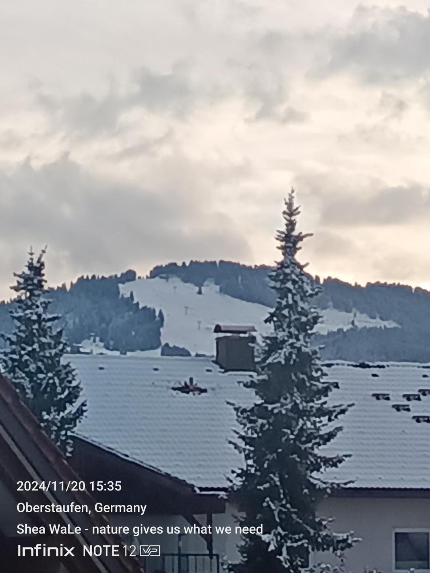 Allgaeu Vibes - Fusslaeufige Erreichbarkeit Vom Bahnhof, Mit Aussicht, Wettergeschuetzter Balkon 오버스타우펜 외부 사진
