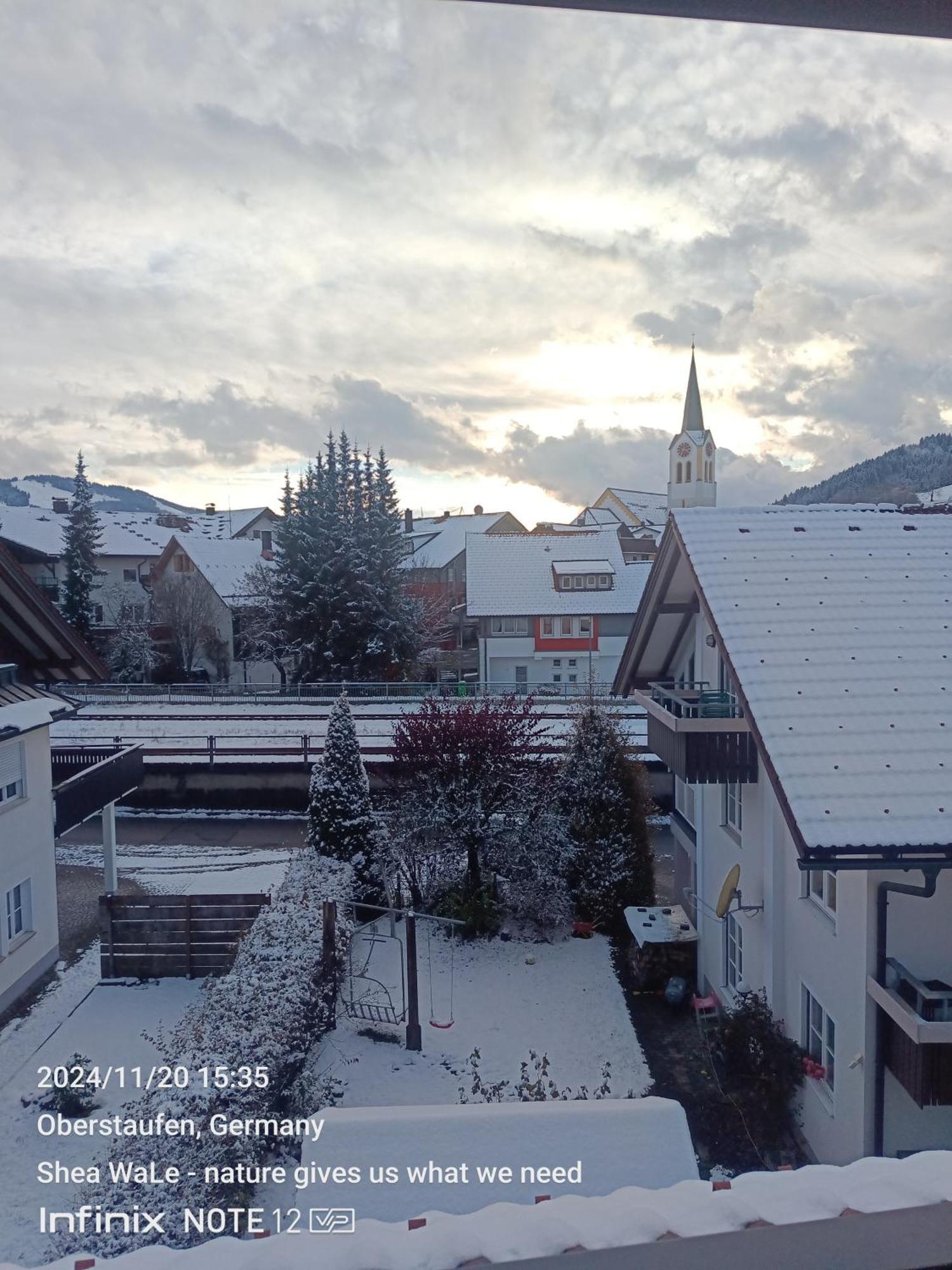 Allgaeu Vibes - Fusslaeufige Erreichbarkeit Vom Bahnhof, Mit Aussicht, Wettergeschuetzter Balkon 오버스타우펜 외부 사진
